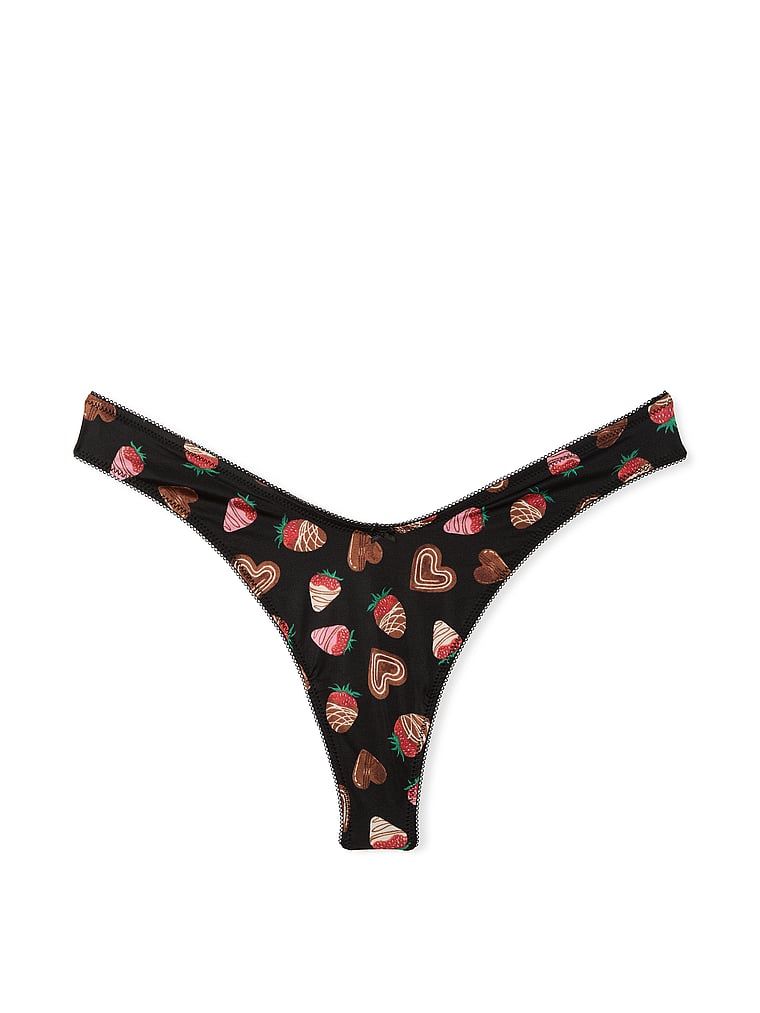 Stringi z wysoko wyciętymi nogawkami Smooth Micro. Produkt jest wzorzysty i pochodzi z kolekcji Very Sexy. 