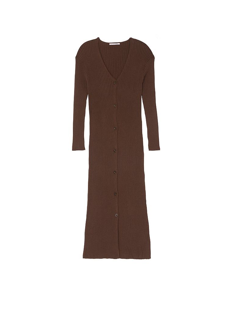 Victoria's Secret Sukienka dzianinowa maxi Luxe Creme Knit
