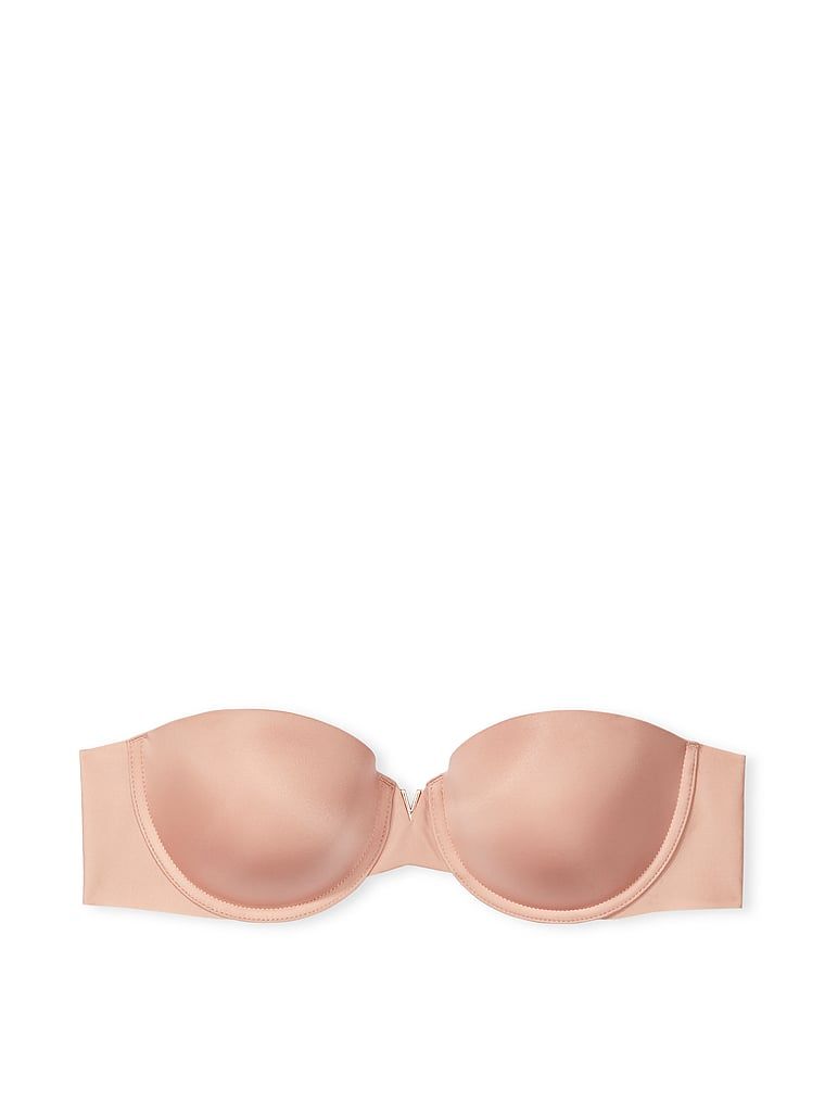 Victoria's Secret Bare Biustonosz push-up bez ramiączek Illusions Smooth