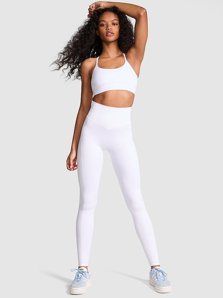 Legginsy bezszwowe prążkowane