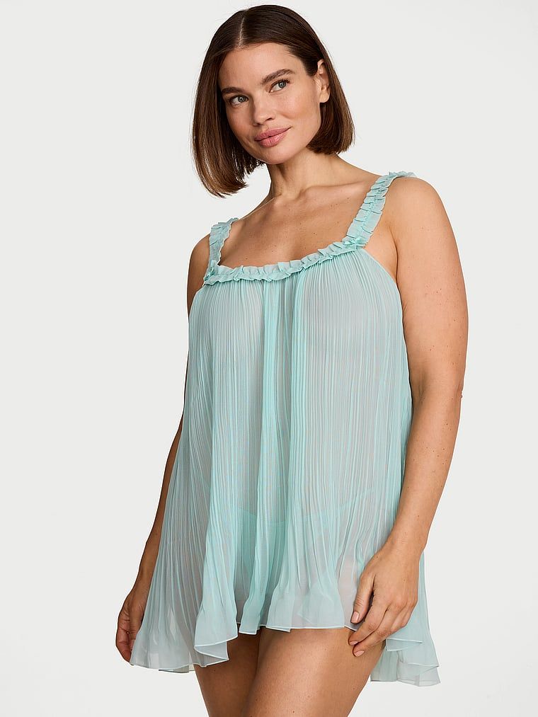 Dream Angels Halka i stringi Pleated Ruffle Babydoll