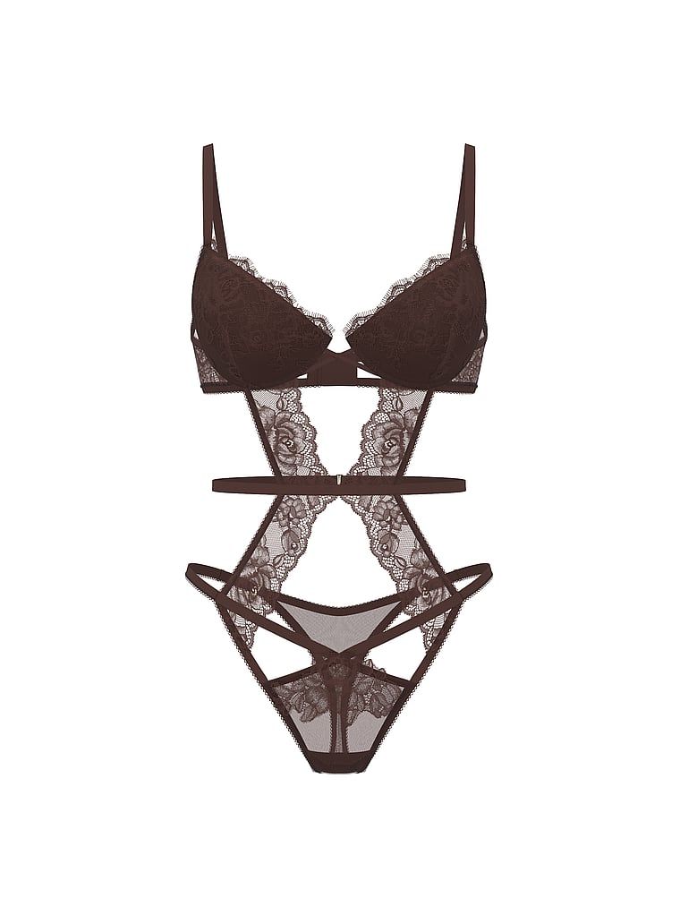 Very Sexy Body koronkowe Rose Lace Strappy