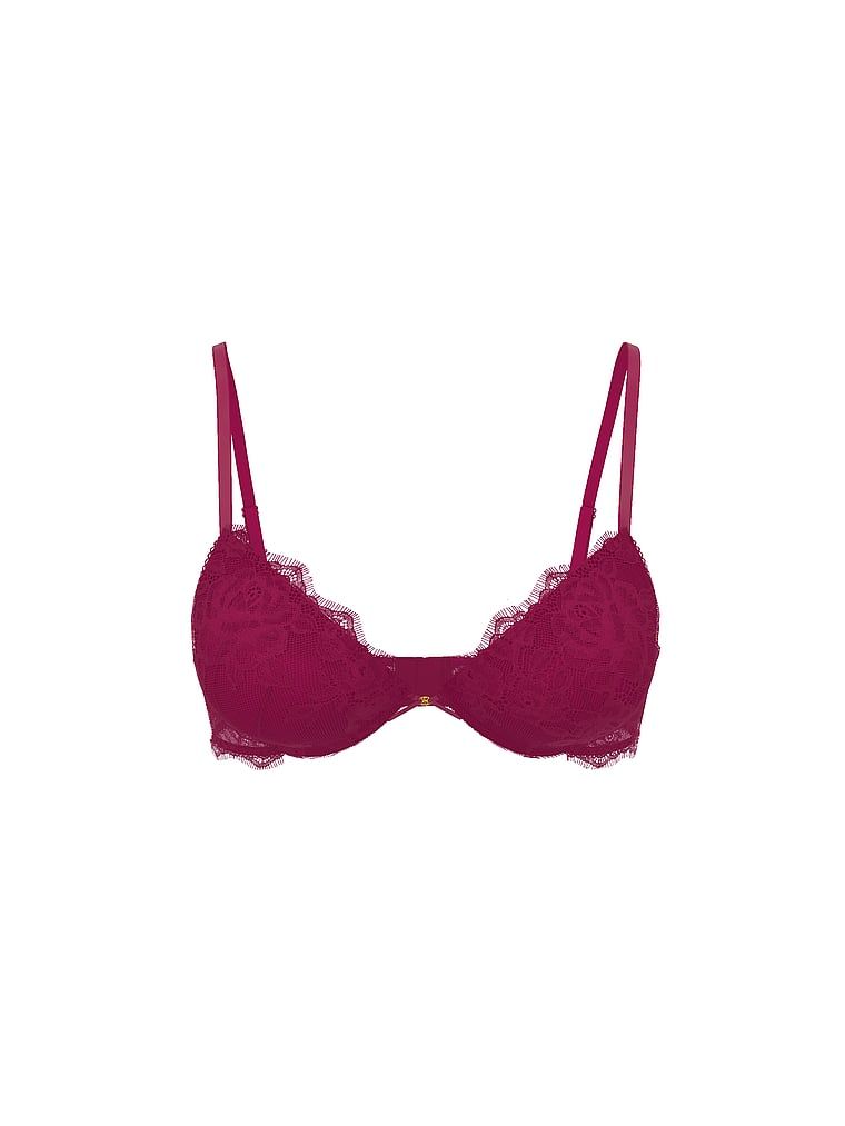Very Sexy Biustonosz push-up powiększający o 2 rozmiary Bombshell Rose Lace
