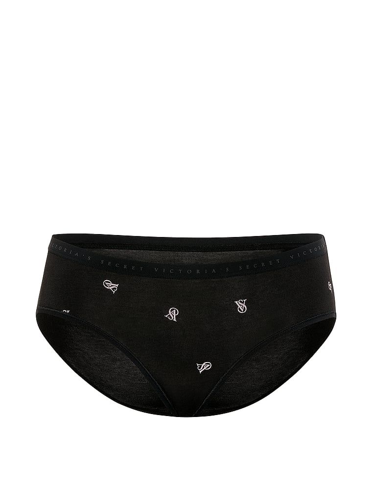 Majtki bawełniane Hiphugger. Produkt jest wzorzysty i pochodzi z kolekcji Victoria's Secret. 