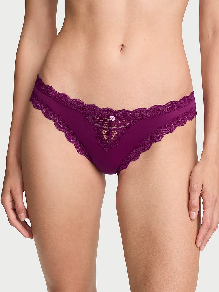 Dream Angels Majtki z koronką na krawędziach Lace-Trim Bikini