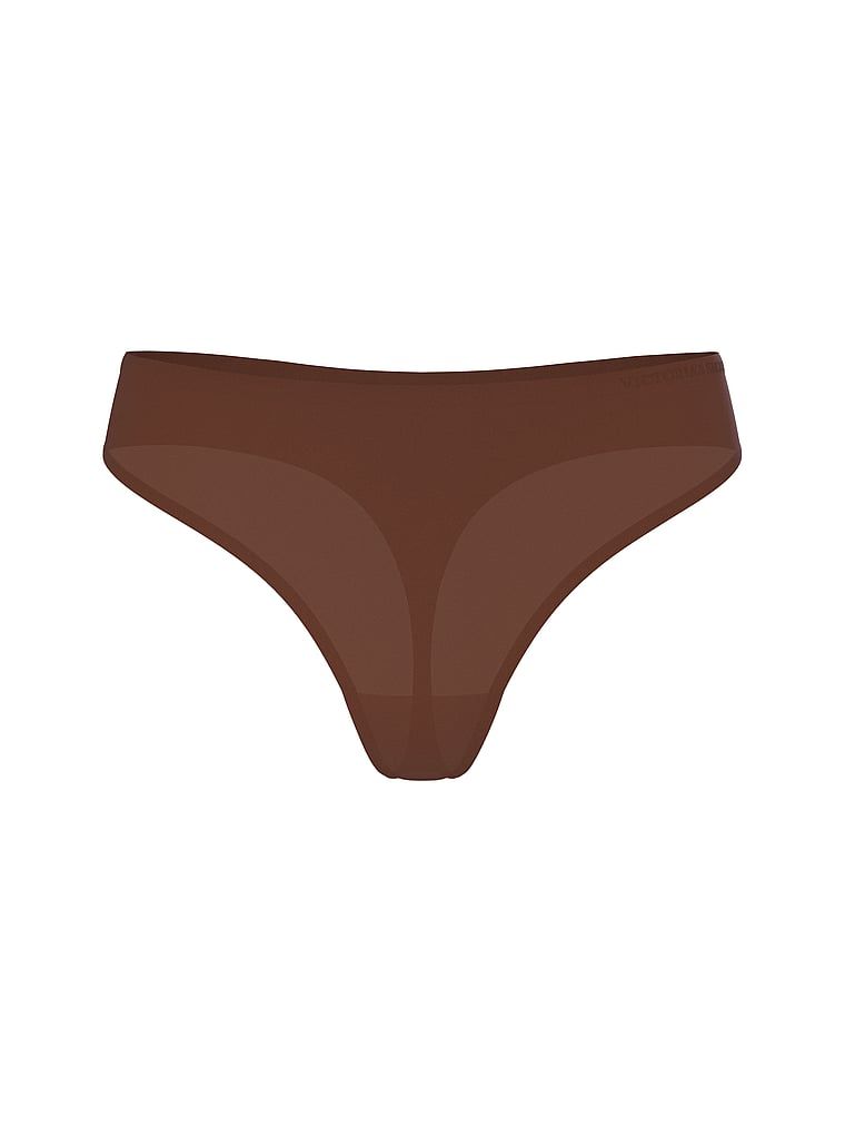 Stringi z mikrofibry Flex. Produkt ma kolor brązowy i pochodzi z kolekcji Body by Victoria. 