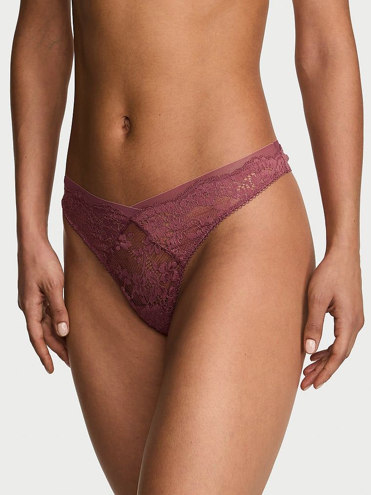 Dream Angels Stringi koronkowe Lace and Mesh