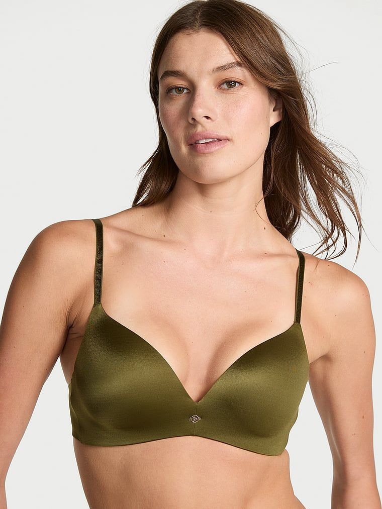Biustonosz push-up bez fiszbin So Obsessed. Produkt ma kolor zielony i pochodzi z kolekcji Very Sexy. 