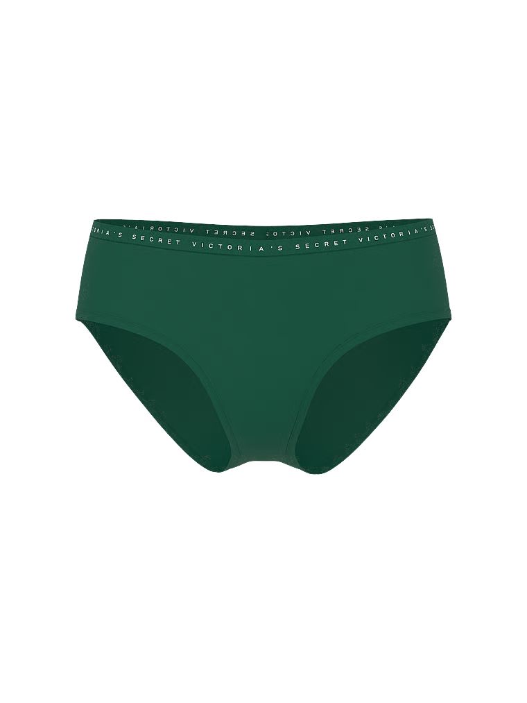 Majtki bawełniane Hiphugger. Produkt ma kolor zielony i pochodzi z kolekcji Victoria's Secret. 