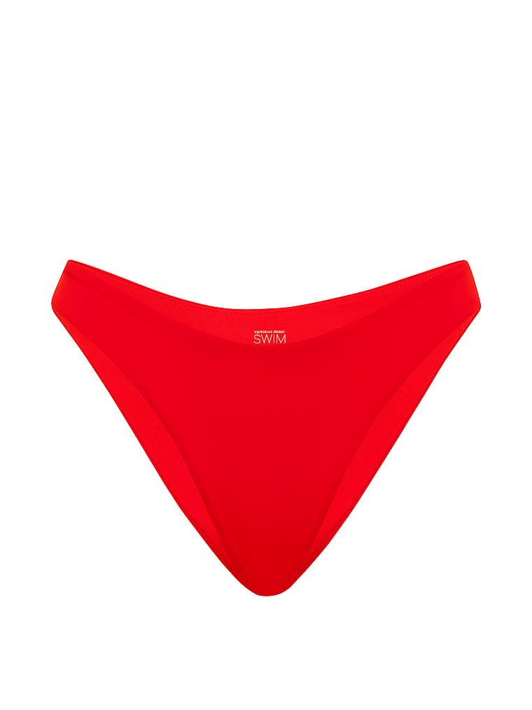 Dół od bikini Essential Brazilian. Produkt ma kolor czerwony i pochodzi z kolekcji Victoria's Secret Swim. 