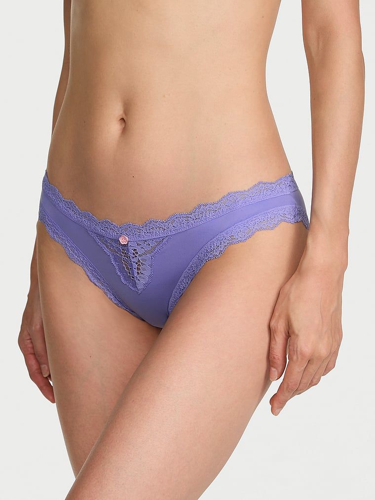 Dream Angels Majtki z koronką na krawędziach Lace-Trim Bikini