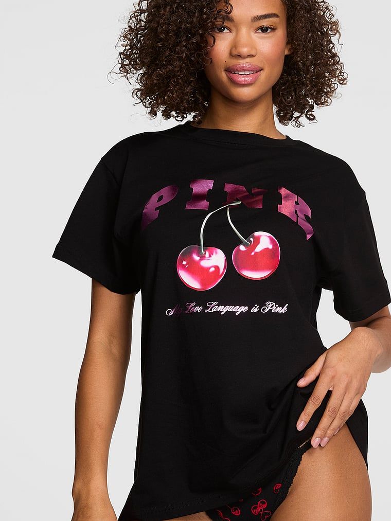 Campus Bawełniany T-shirt