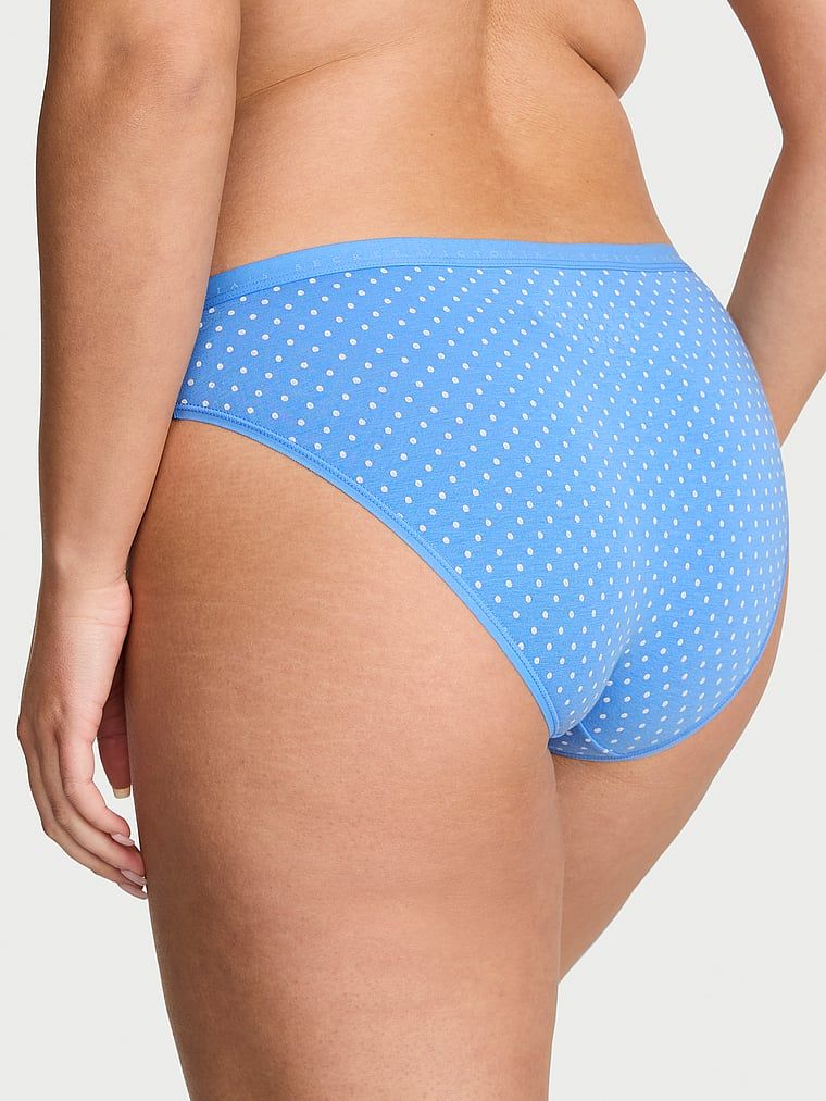 Majtki bawełniane Bikini. Produkt jest wzorzysty i pochodzi z kolekcji Victoria's Secret. 