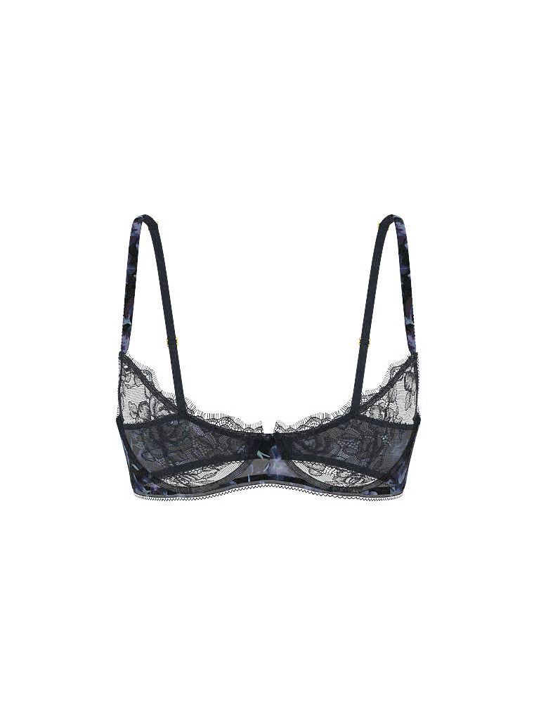 Very Sexy Biustonosz nieusztywniany Rose Lace and Satin Plunge Demi