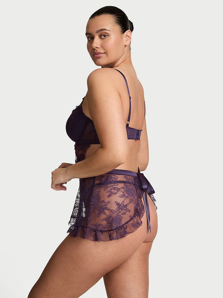 Very Sexy Fartuszek i stringi Wicked Rose Lace