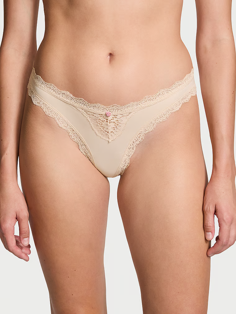 Dream Angels Stringi z koronką Lace Trim