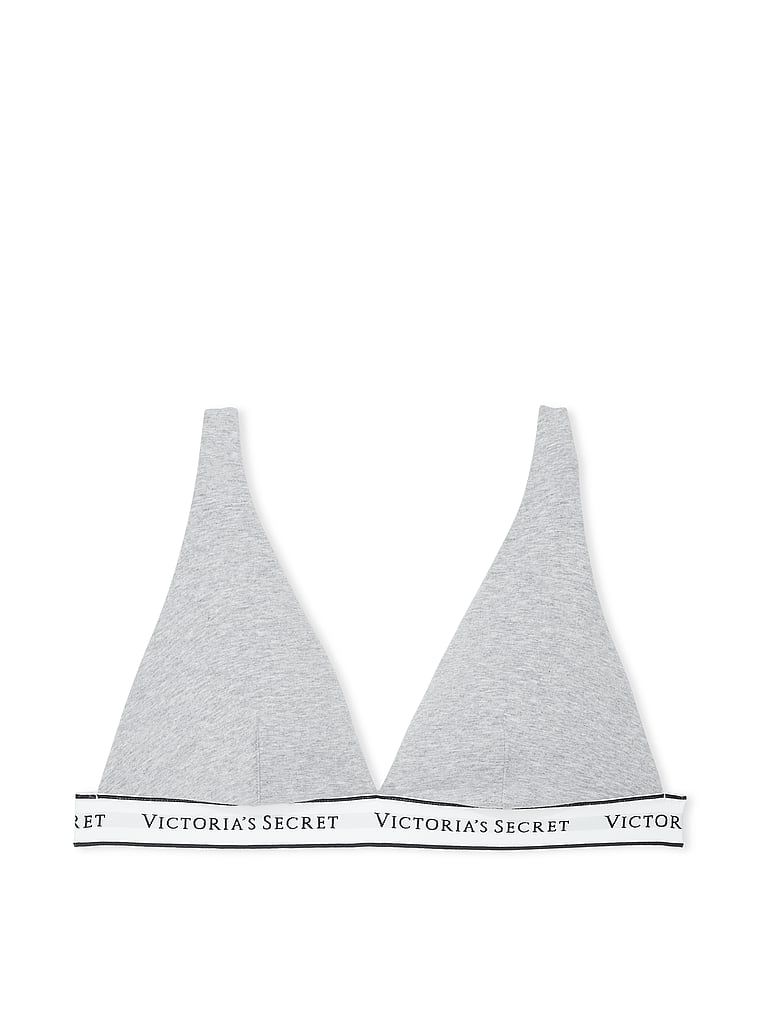 T-shirt Biustonosz braletka bawełniany bez fiszbin Plunge Bralette