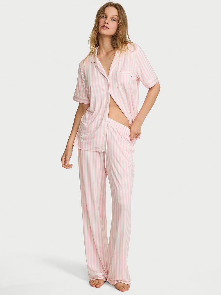 Victoria's Secret Piżama z modalu z krótkimi rękawami i długimi spodniami SoSoft