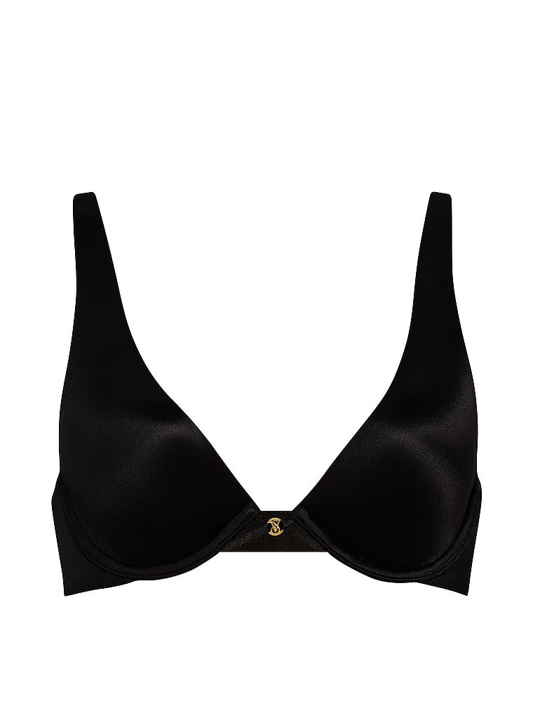 Biustonosz lekko usztywniany Smooth Plunge. Produkt ma kolor czarny i pochodzi z kolekcji Very Sexy. 