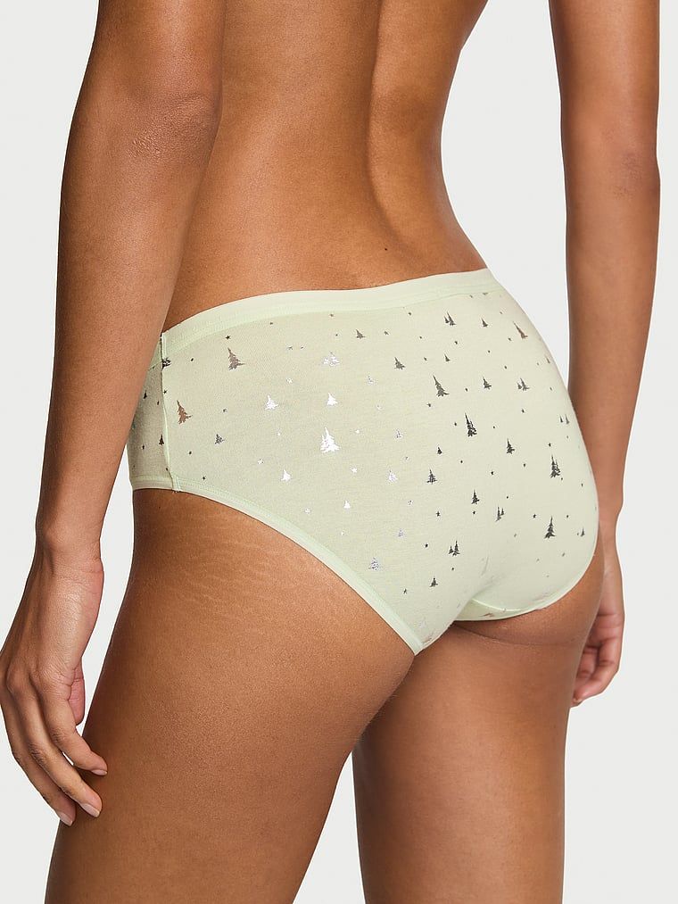 Majtki bawełniane Hiphugger. Produkt jest wzorzysty i pochodzi z kolekcji Victoria's Secret. 