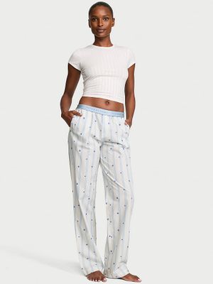 Victoria's Secret Spodnie od piżamy bawełniane Mix & Match Heritage
