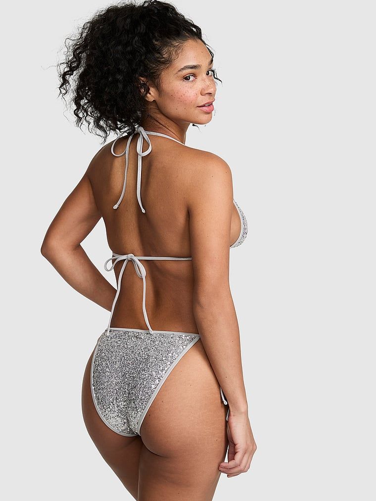 Dół bikini cheeky wiązany po bokach