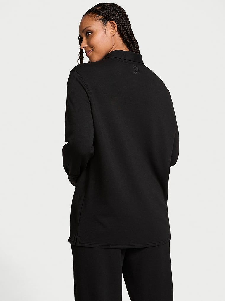 Koszula z modalu Brushed Shirt. Produkt ma kolor czarny i pochodzi z kolekcji Victoria's Secret. 
