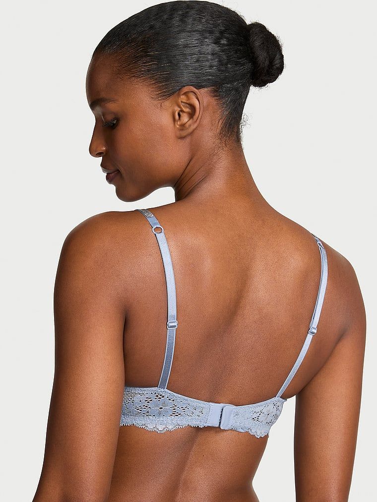 Dream Angels Biustonosz lekko usztywniany koronkowy Twinkle Silver Demi