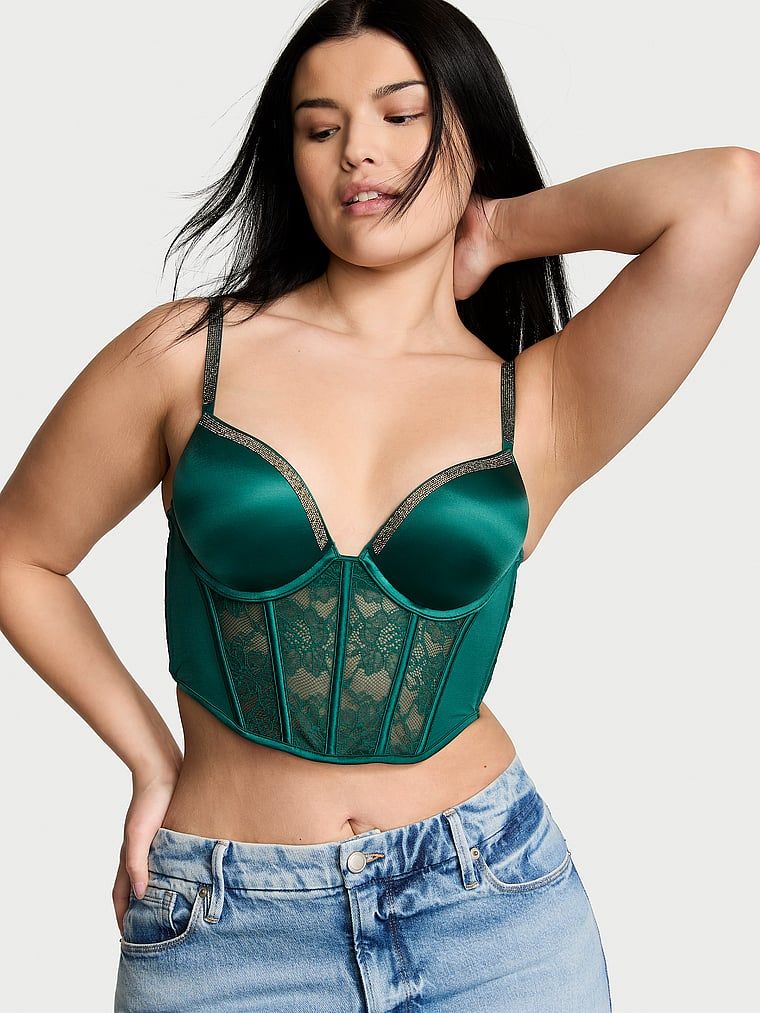 【2025A/W新作★送料無料】 push-up gorsetowy Top Sexy Very powiększający z rozmiary 2 o トップス