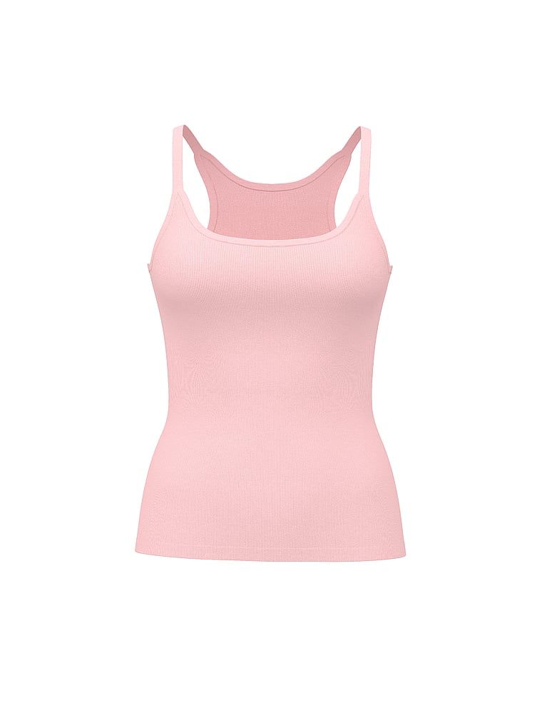 Top bawełniany do spania Mix & Match. Produkt ma kolor różowy i pochodzi z kolekcji Victoria's Secret. 