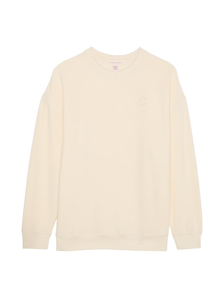 Bluza z modalu Brushed Crewneck. Produkt ma kolor biały i pochodzi z kolekcji Victoria's Secret. 