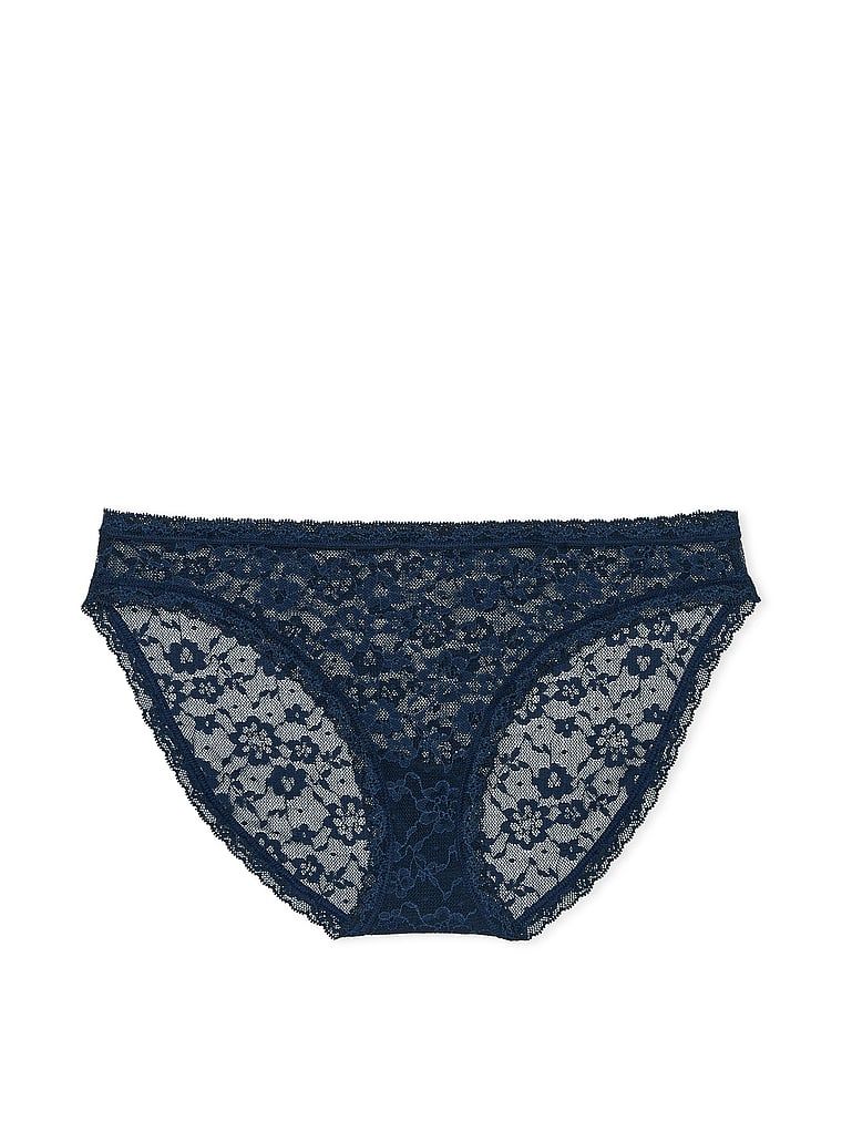 Majtki koronkowe Lace Bikini. Produkt ma kolor niebieski i pochodzi z kolekcji Lacie. 