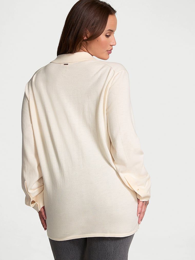 Victoria's Secret Koszula Luxe Creme Knit