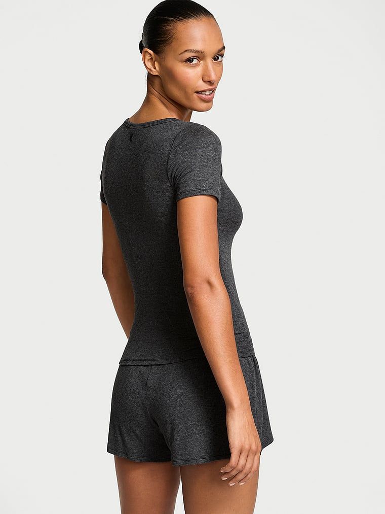 Victoria's Secret Zestaw z modalu do spania - t-shirt i szorty