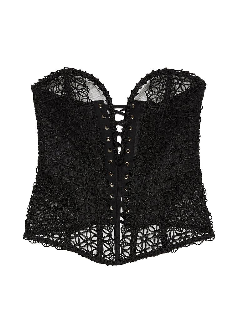 Top gorsetowy Geo Daisy Deep-V. Produkt jest wzorzysty i pochodzi z kolekcji Very Sexy. 