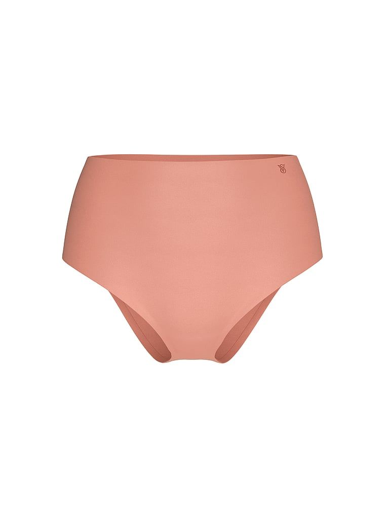 Majtki z wysokim stanem Luxe Contour Cheeky. Produkt ma kolor brązowy i pochodzi z kolekcji Body by Victoria. 