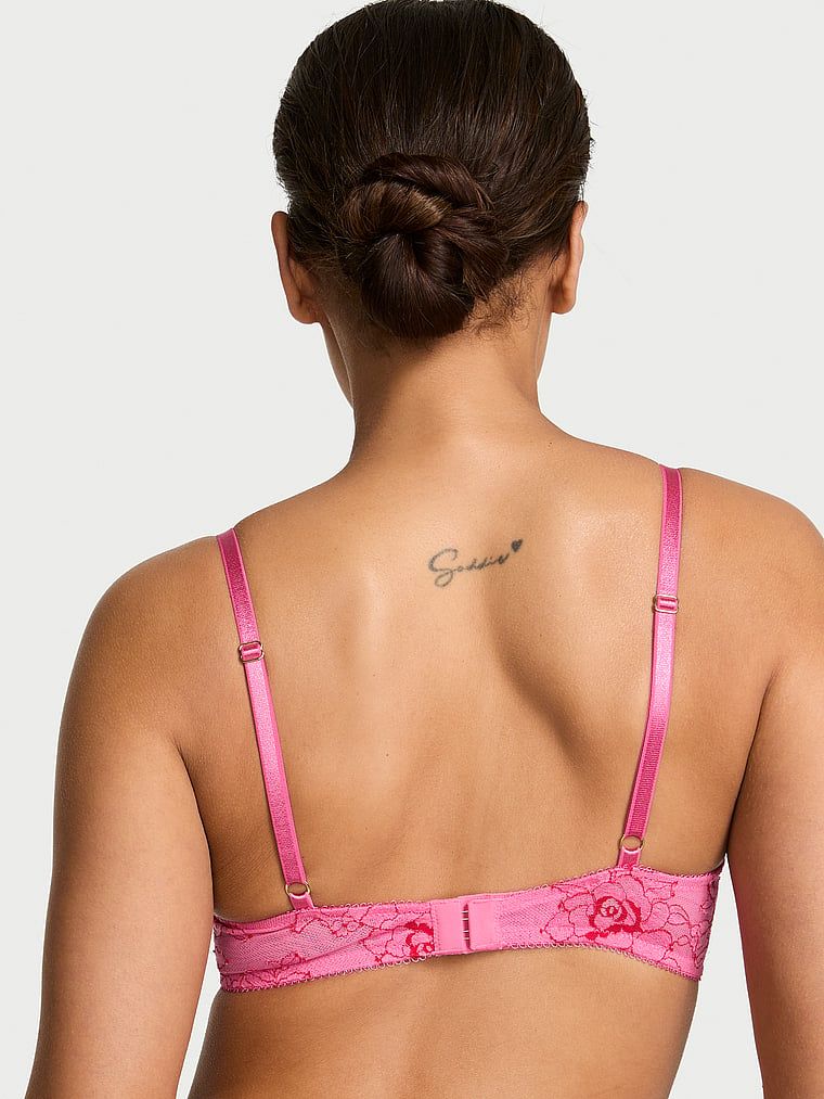 Very Sexy Biustonosz nieusztywniany koronkowy Rose Lace Demi