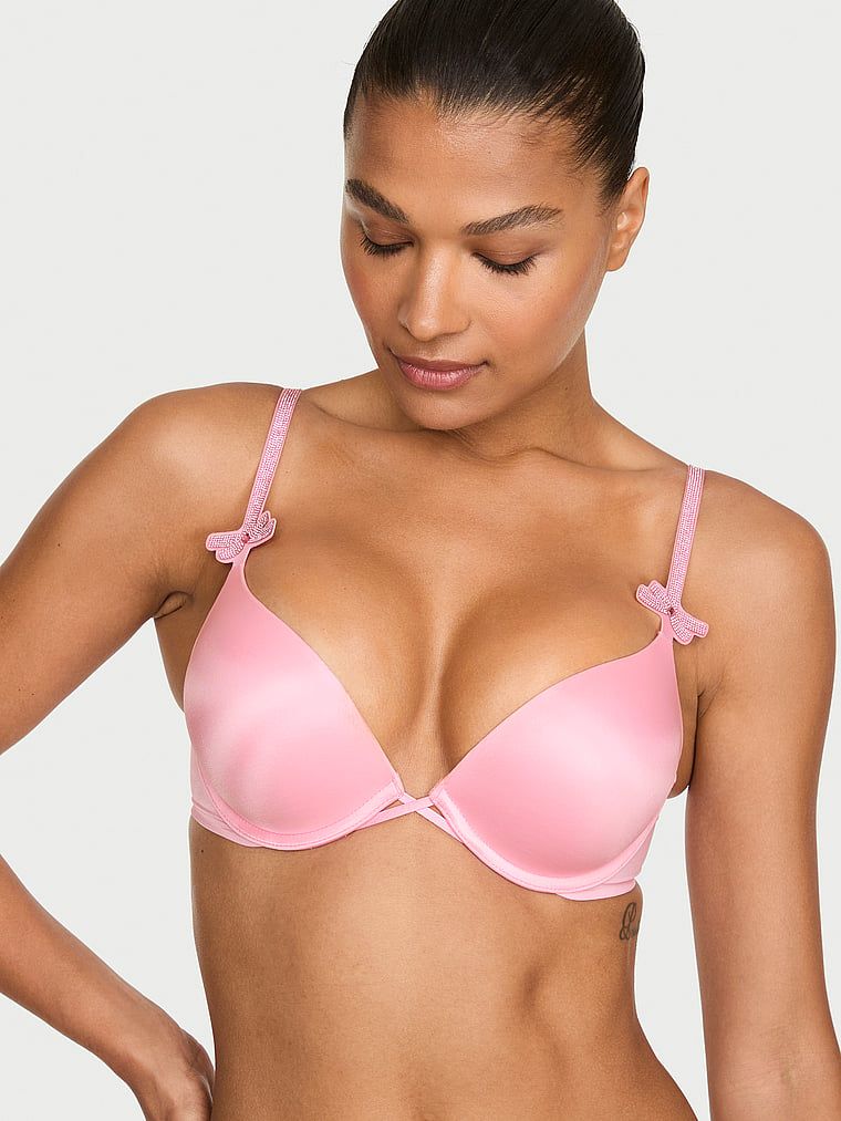 Very Sexy Biustonosz push-up powiększający o 2 rozmiary Bombshell Shine Bow