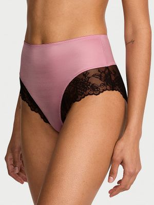 Very Sexy Majtki z wysokim stanem i koronką Smooth Lace-Trim