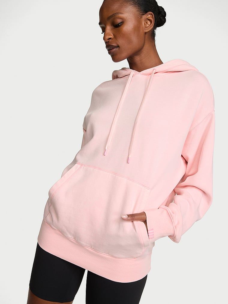 Bluza bawełniana z kapturem Iconic. Produkt ma kolor różowy i pochodzi z kolekcji Angel Essentials. 