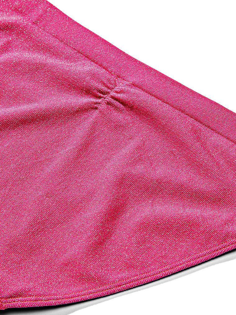 Majtki z błyszczącego materiału Shimmer Bikini. Produkt ma kolor różowy i pochodzi z kolekcji Seamless. 
