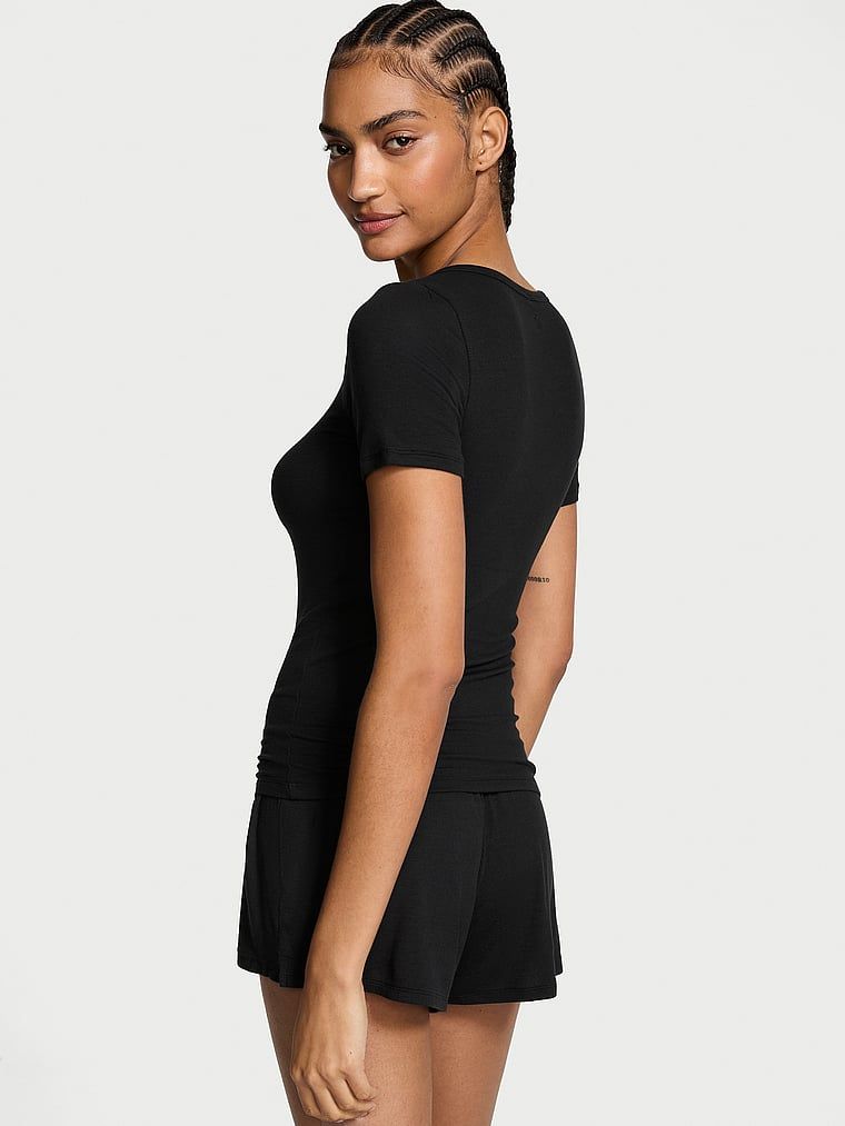 Victoria's Secret Zestaw z modalu do spania - t-shirt i szorty