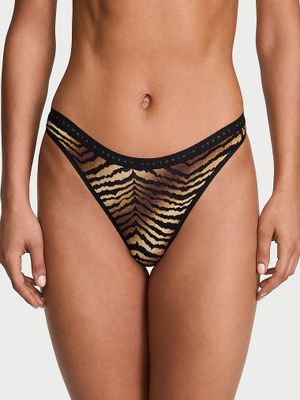 Victoria's Secret Stringi bawełniane High-Leg Scoop