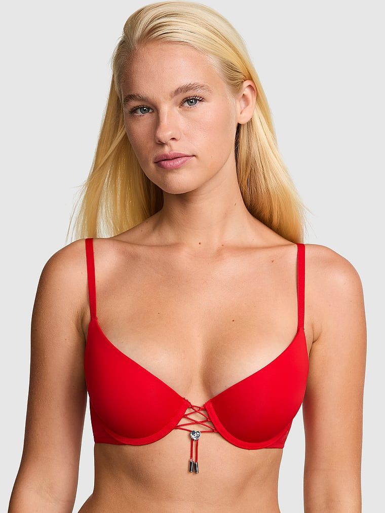 PINK Biustonosz push-up z regulowanym efektem uniesienia Wear Everywhere™