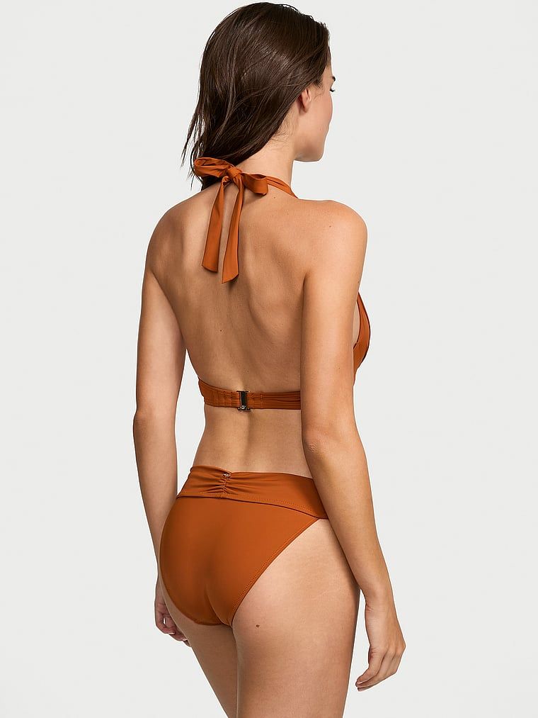 Góra od bikini z push-upem Essential Harlow. Produkt ma kolor brązowy i pochodzi z kolekcji Victoria's Secret Swim. 