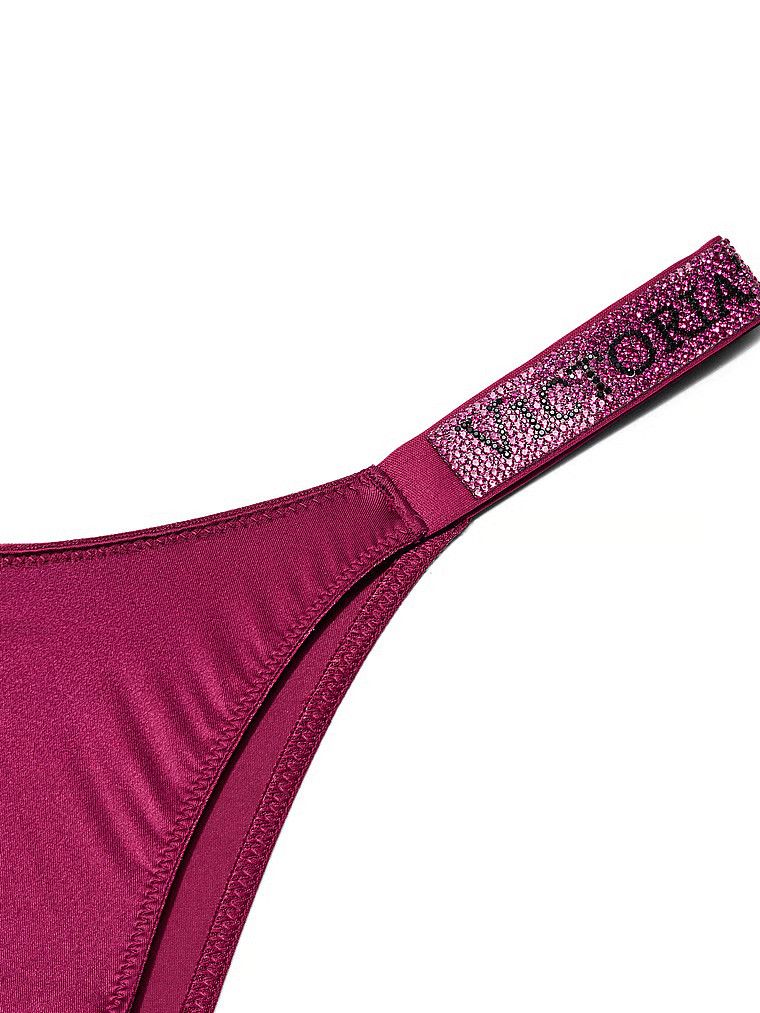 ♪SPICY♪ Very Sexy Majtki brazyliany z błyszczącymi paskami Shine