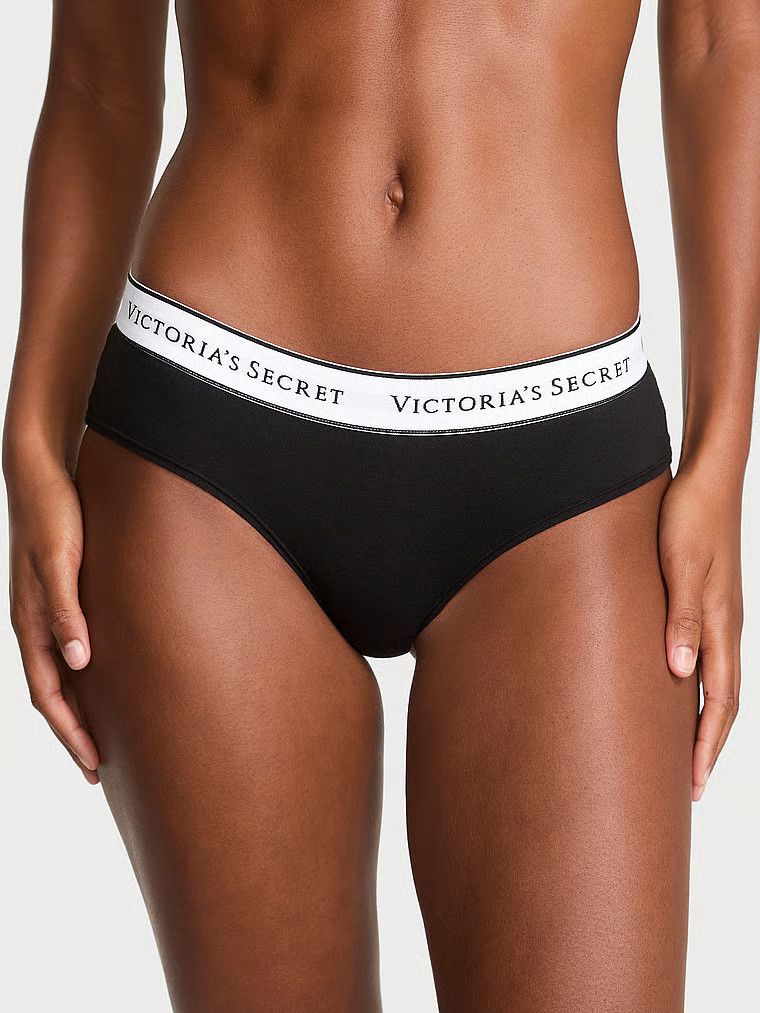 Cotton Majtki bawełniane z logo w talii Cheeky