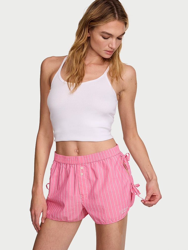 Victoria's Secret Szorty od piżamy bawełniane Mix & Match Heritage