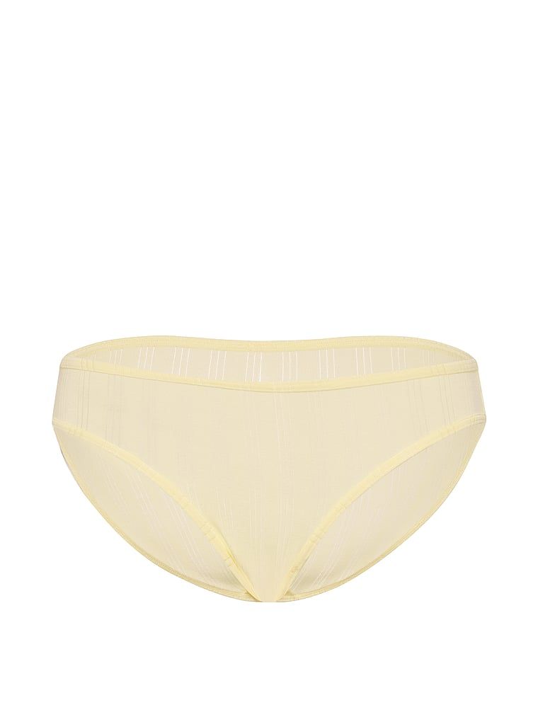 Majtki z modalu Ultra-Fine Bikini. Produkt ma kolor żółty i pochodzi z kolekcji Victoria's Secret. 