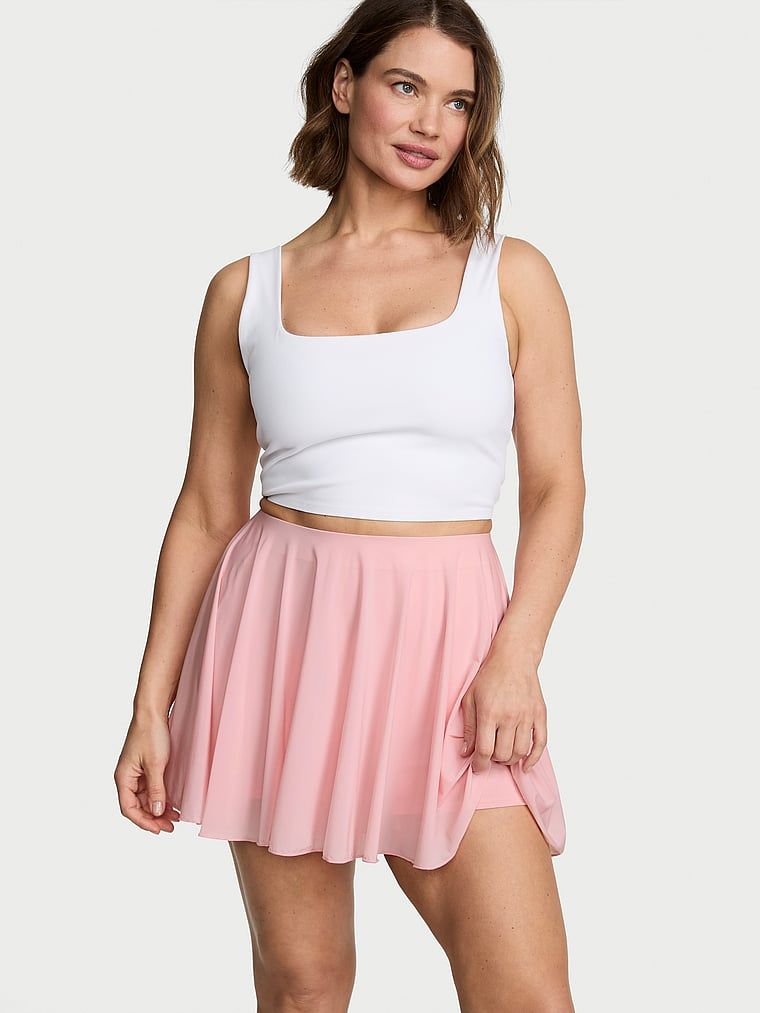 Spódniczka sportowa tenisowa z szortami VSX Elevate Sheer Radiance. Produkt ma kolor różowy i pochodzi z kolekcji VSX. 
